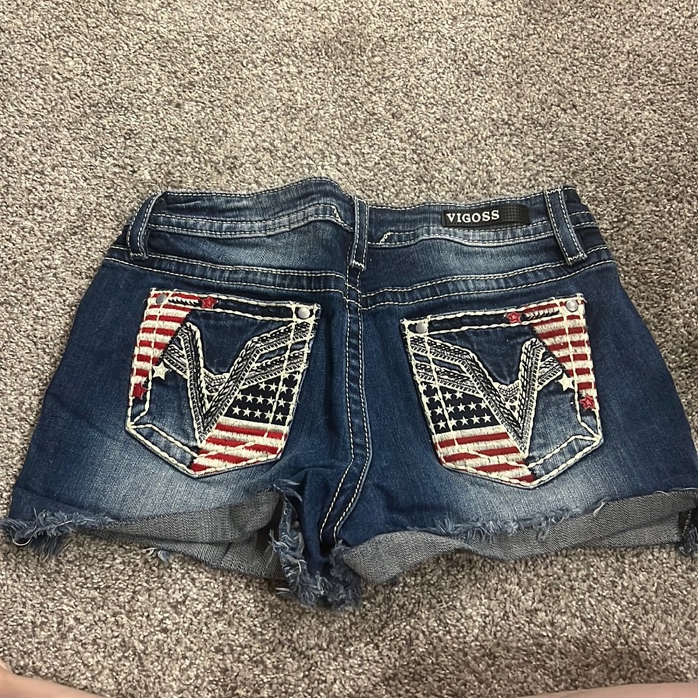 Vigoss Patriotic size 10 Cuffed Shorts